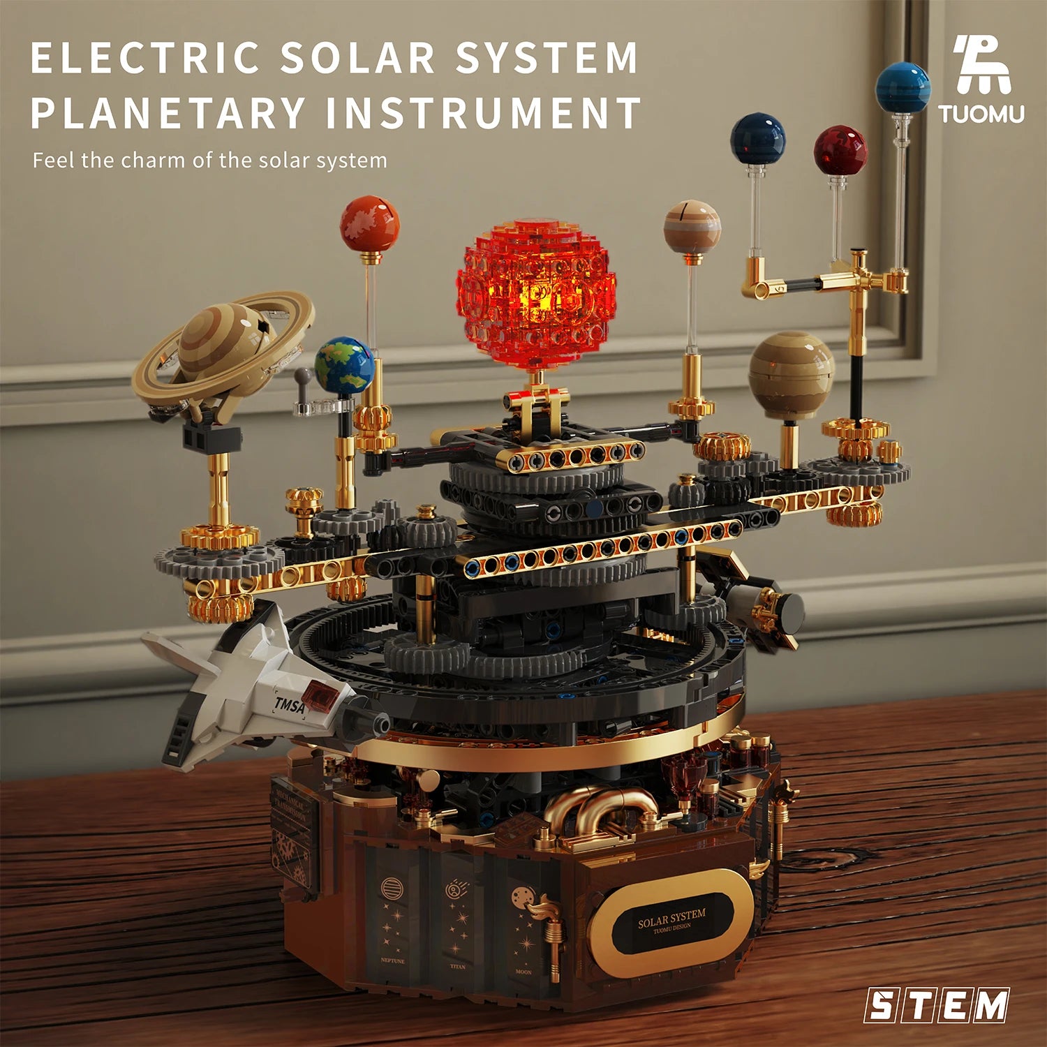 Technisch Zonnestelsel Bouwset – 1098-delig Educatief Model (14+)