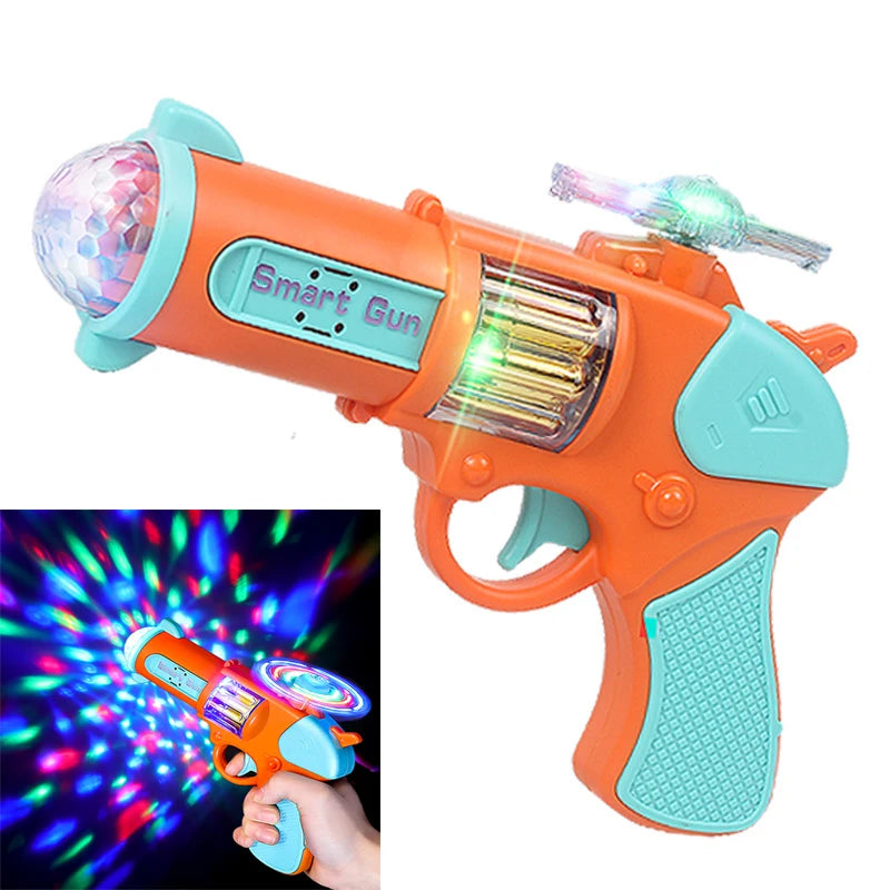Kinderspeelgoed Pistool met Muziek & LED-Flits – 3+ Jaar
