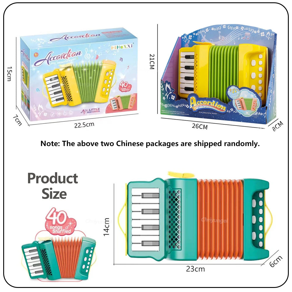Accordeon voor Kinderen – Muziekinstrument Speelgoed (3-6 jaar)
