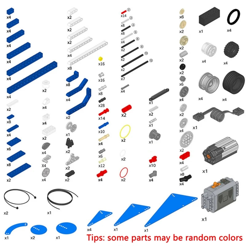 9686 Technische MOC Onderdelen – Geavanceerde LEGO Compatibele Set (14+)