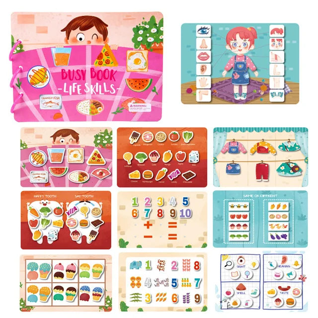 Montessori Drukke Boek – Mijn Eerste Activiteitenboek (3-6 Jaar)