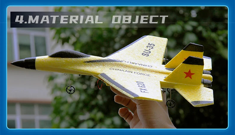 SU-35 RC Vliegtuig 2.4G – Bestuurbaar Schuimvliegtuig voor Kinderen