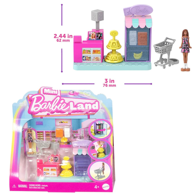 Mini BarbieLand Kapsalon – Poppenhuis Accessoire voor 30 cm Barbie