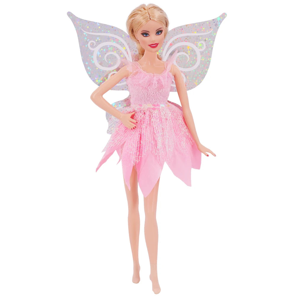 Popaccessoires Set – Kleding, Sieraden & Reiskoffer voor Barbie 30cm