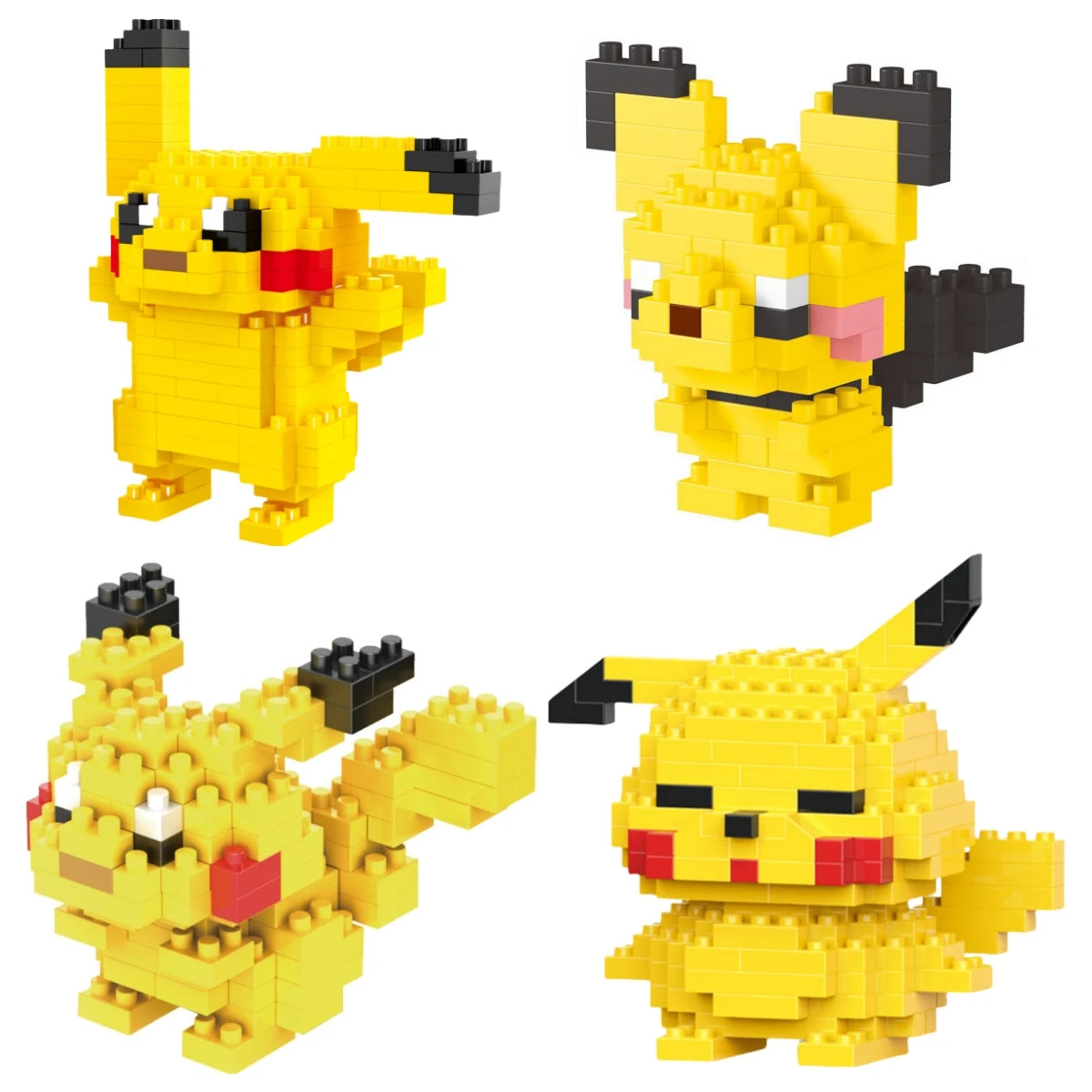 Pokemon Pikachu Bouwstenen – Mini Blokken Set Compatibel met LEGO