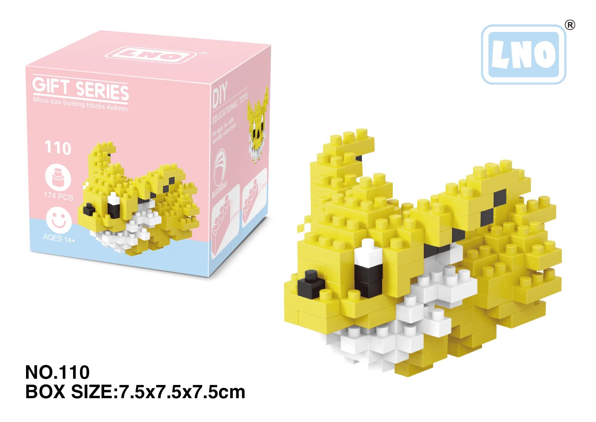 Pokemon Nanoblocks – Charizard & Kyogre Bouwset (14+ Jaar)