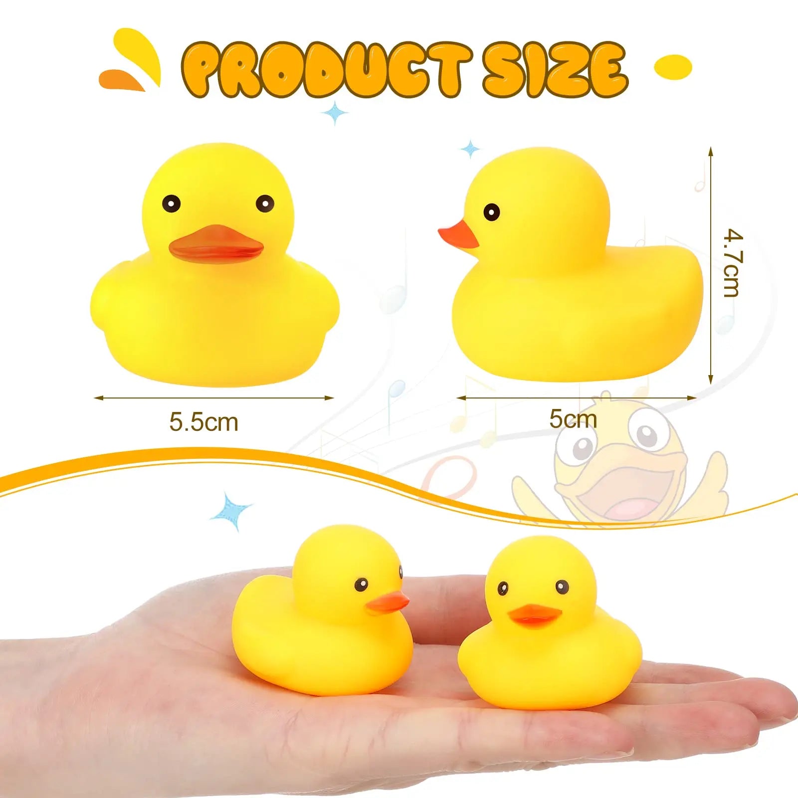 Mini Badeendjes – Set van 1 t/m 100 Kleurrijke Drijvende Eendjes