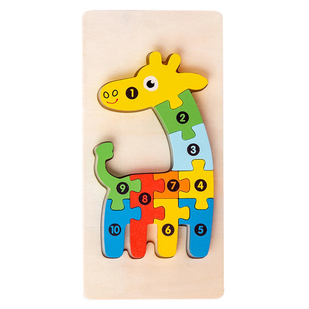 3D Houten Puzzel Educatief – Bouwplezier voor Kinderen (3-12 jaar)