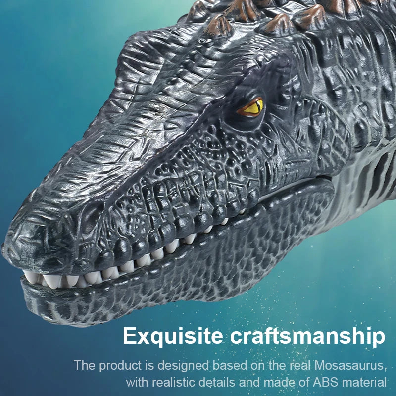 Bestuurbare Zwem-Dinosaurus – RC Mosasaurus met Waterspray