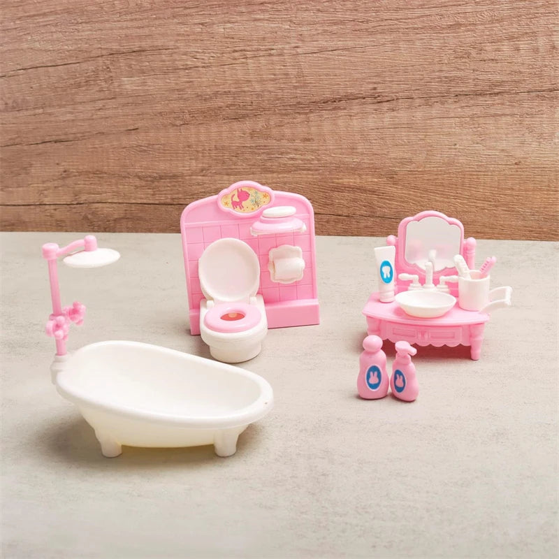 1:12 Miniatuur Meubelset voor Poppenhuis – Slaapkamer Accessoires