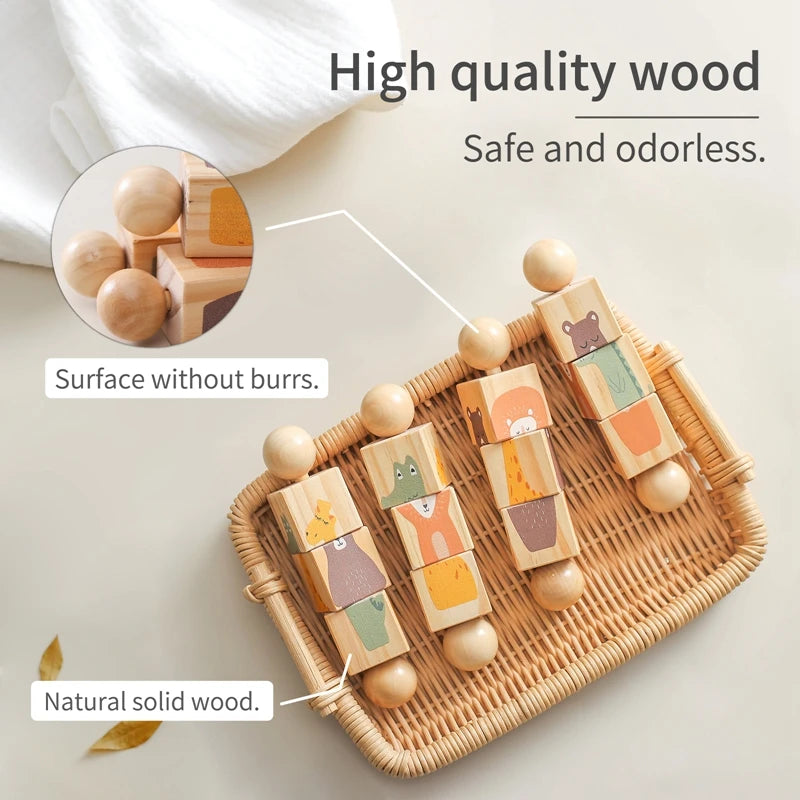 Houten Montessori Raket Speelgoed – Educatief & Creatief – 4+