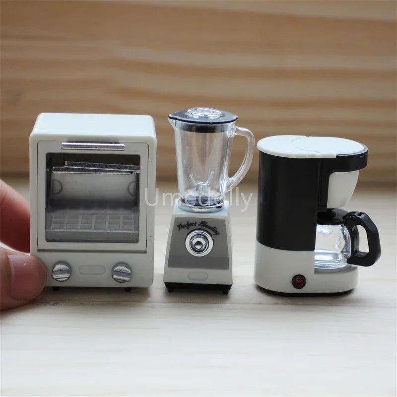 Mini Juicer & Koffiezetapparaat – Poppenhuis Accessoires 1:6