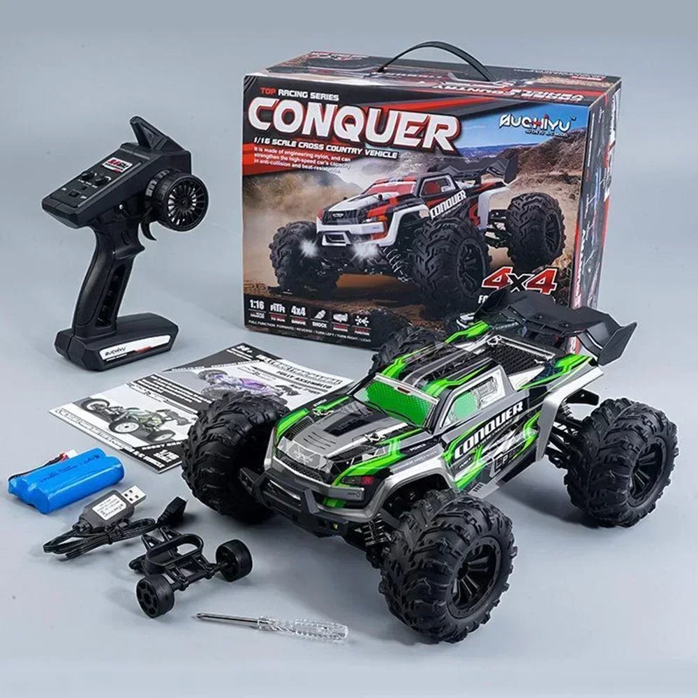 RC Monstertruck 2024 – Bestuurbare 4WD Auto voor Kinderen (1:16)