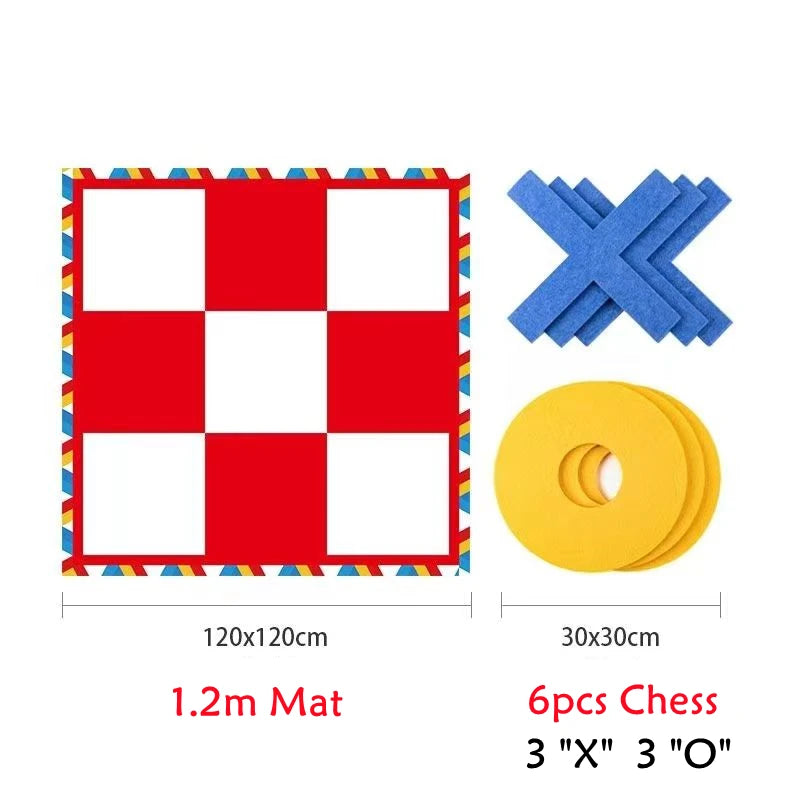 Buiten Tic Tac Toe Spel – Gobang XXL Teamspel voor Kinderen & Events