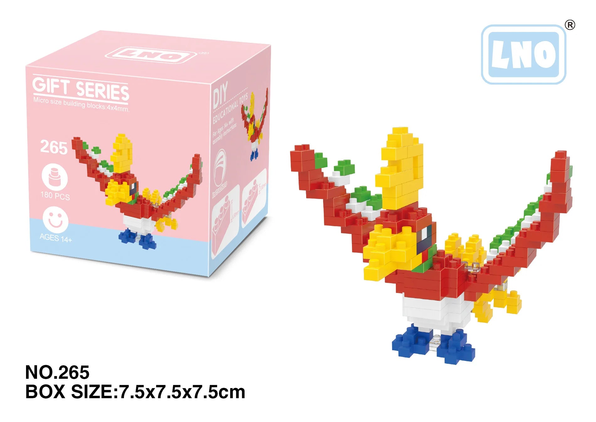 Pokemon Nanoblocks – Charizard & Kyogre Bouwset (14+ Jaar)