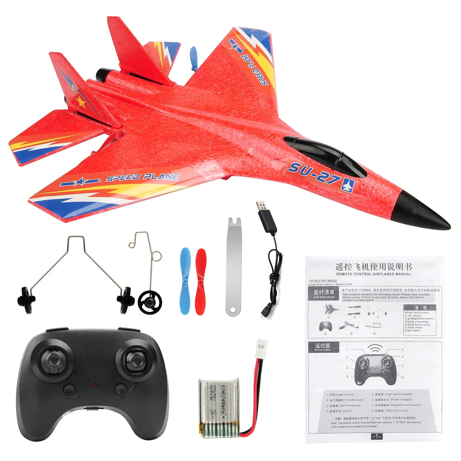 F22 RC Vliegtuig – Lichtgewicht Schuim Raptor met Afstandsbediening
