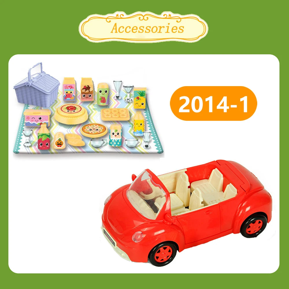 1:12 Poppenhuis Meubels Villa – Miniatuur Keuken- en Dinette Set