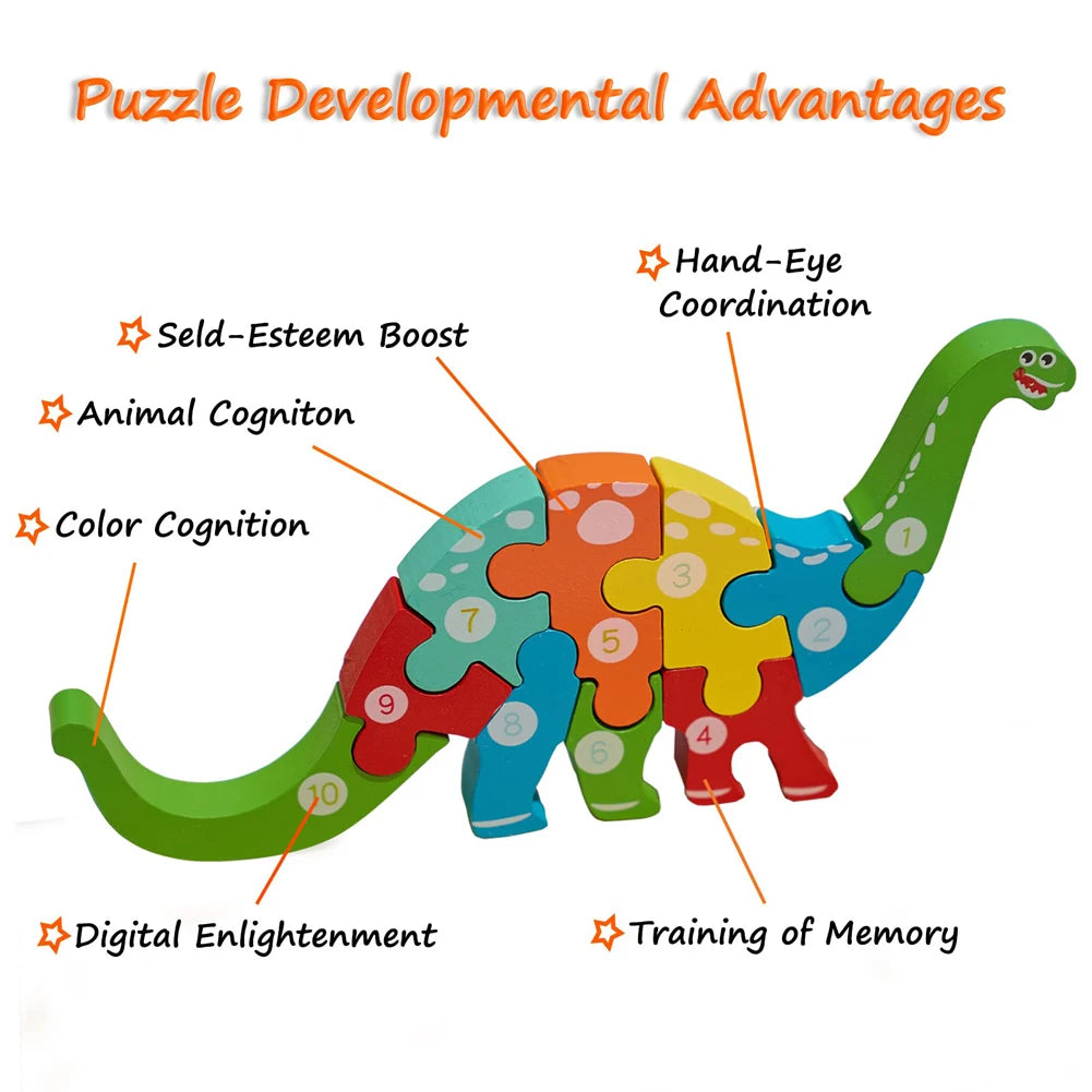 3D Houten Puzzel Educatief – Bouwplezier voor Kinderen (3-12 jaar)