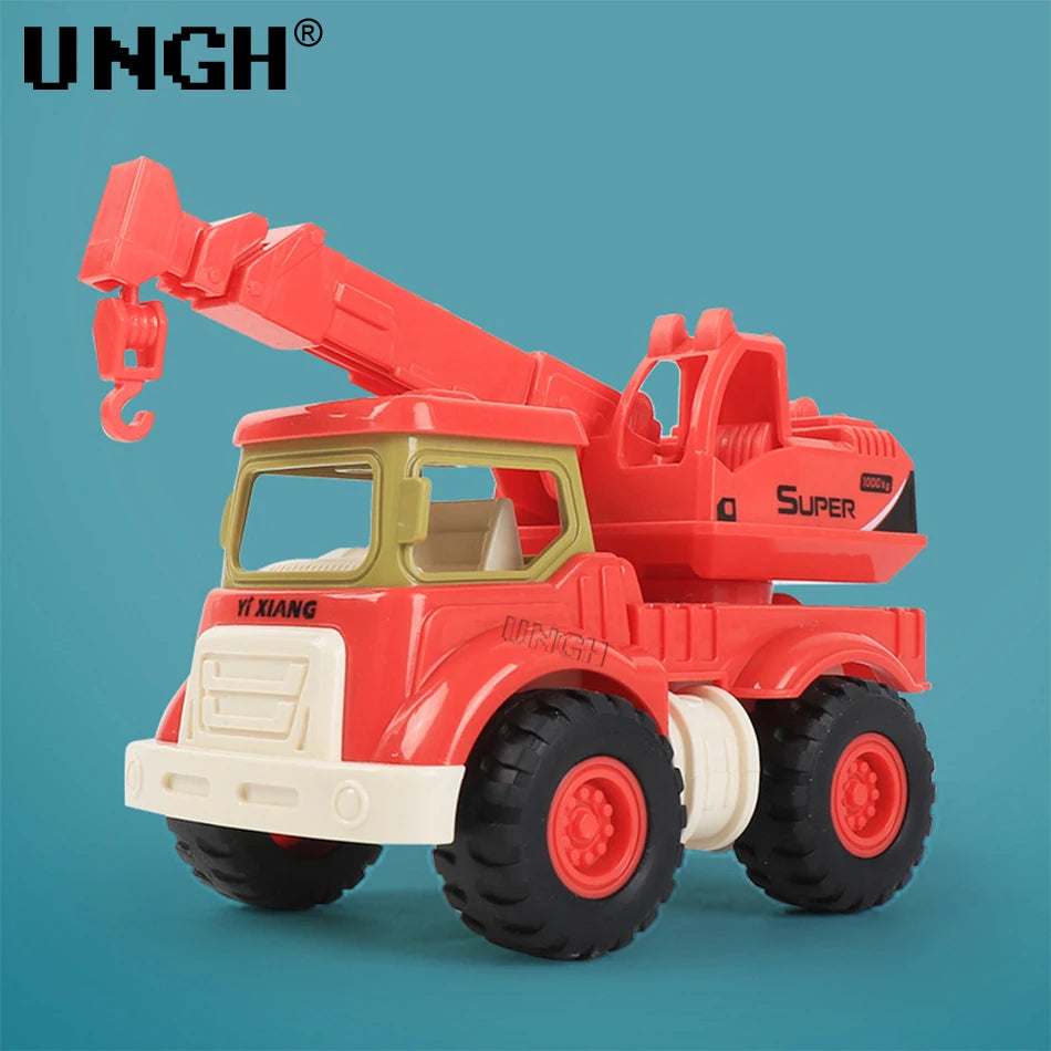 4 stks/set Leuke Techniek Diecast – Speelgoed voor kinderen | Kleine Spelers