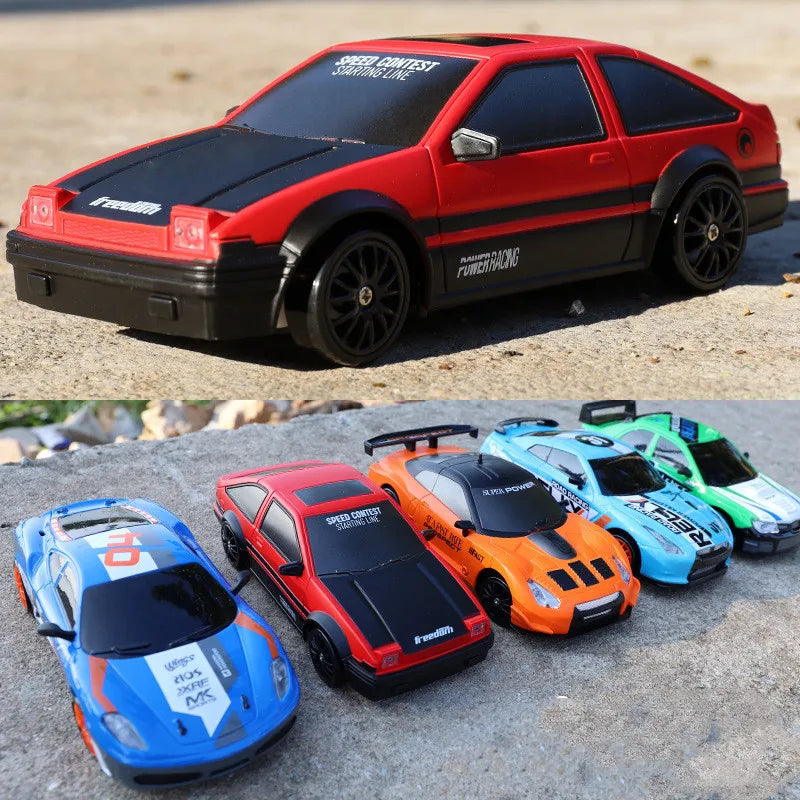 Mini RC Drift Auto – AE86 4WD Speelgoedracewagen met Afstandsbediening