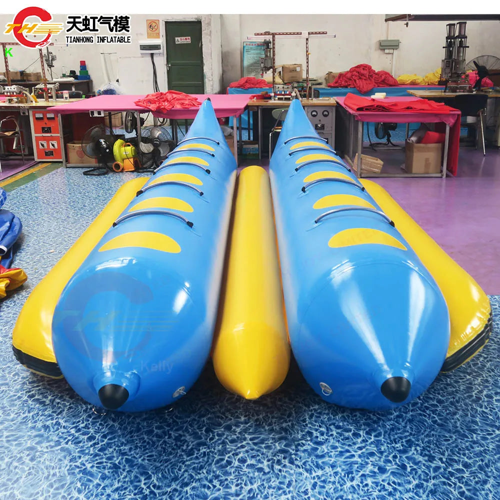 Opblaasbare Bananenboot 6/8/10 Personen – Watersport voor Kinderen