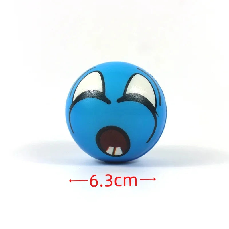 Set van 12 Anti-Stress Ballen met Lachgezicht – Voor Kinderen & School