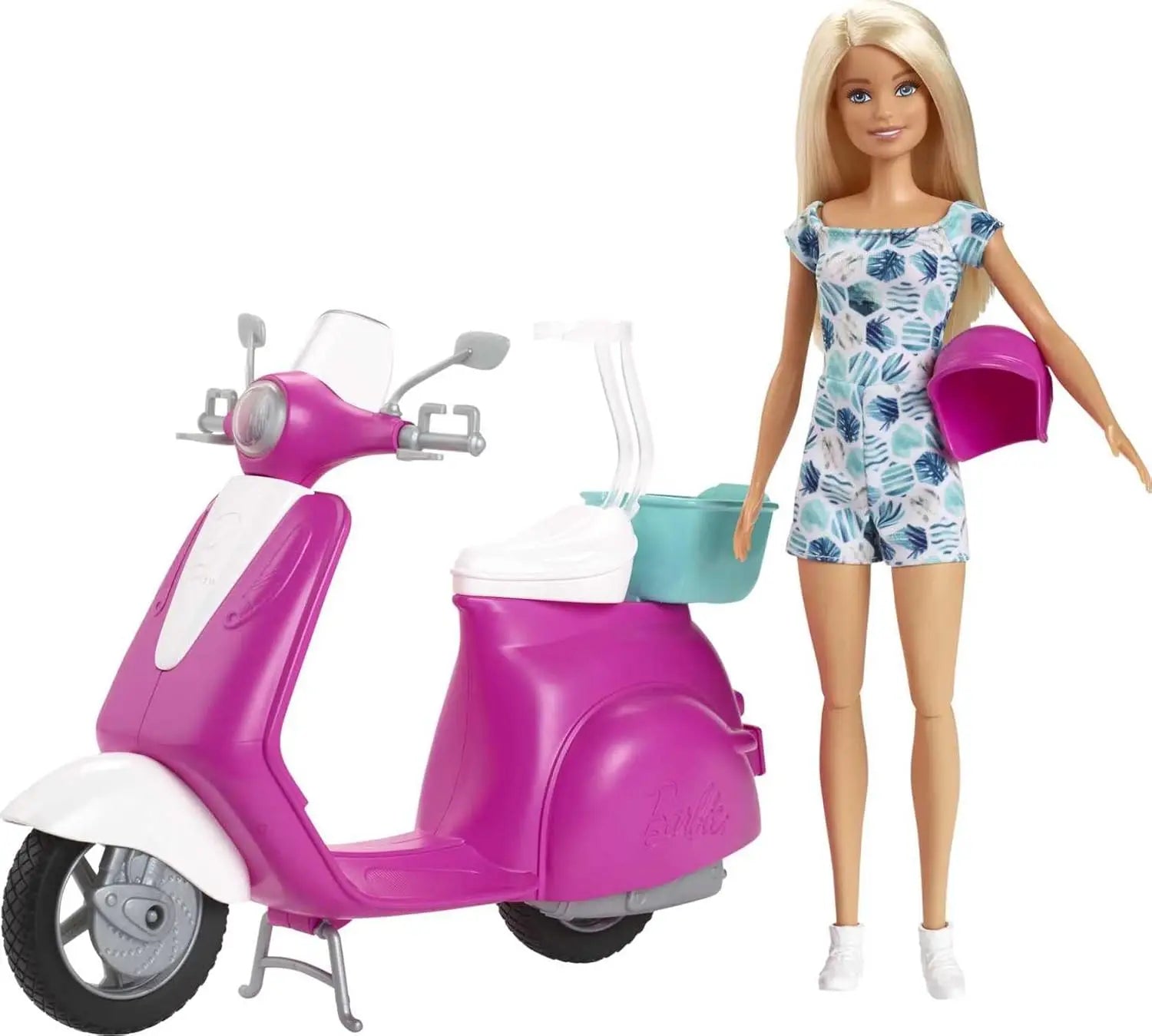 Barbie Motorfiets Roze – Speelgoedvoertuig voor Barbiepoppen