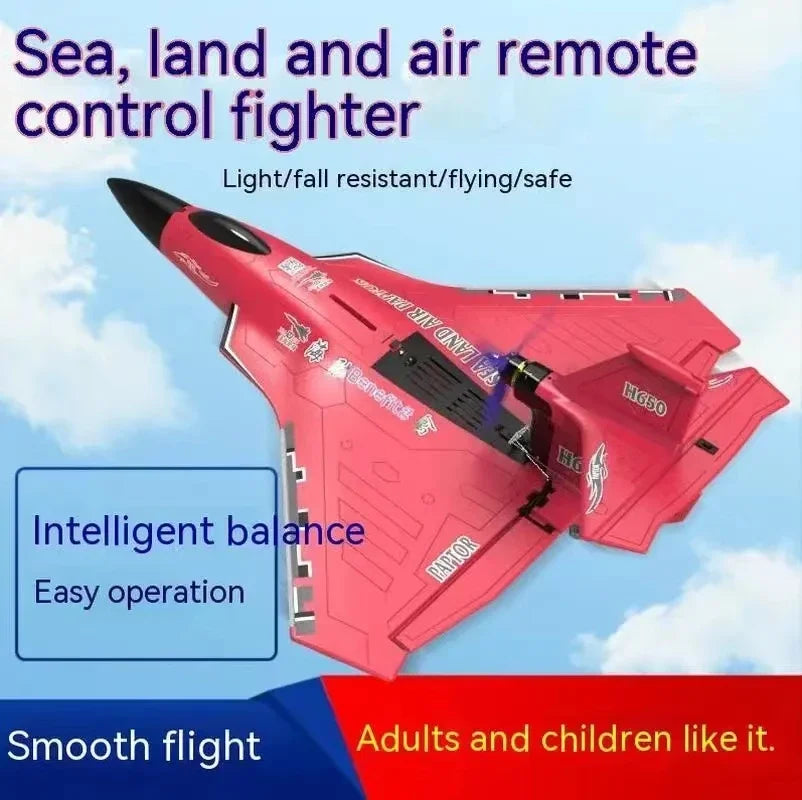 TK 3-in-1 RC Vliegtuig – Vliegen, Zweven & Glijden op Water en Land