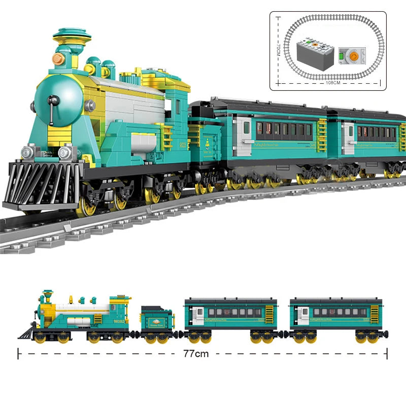 Technische City Power Train – Elektrische Bouwtrein voor Kinderen
