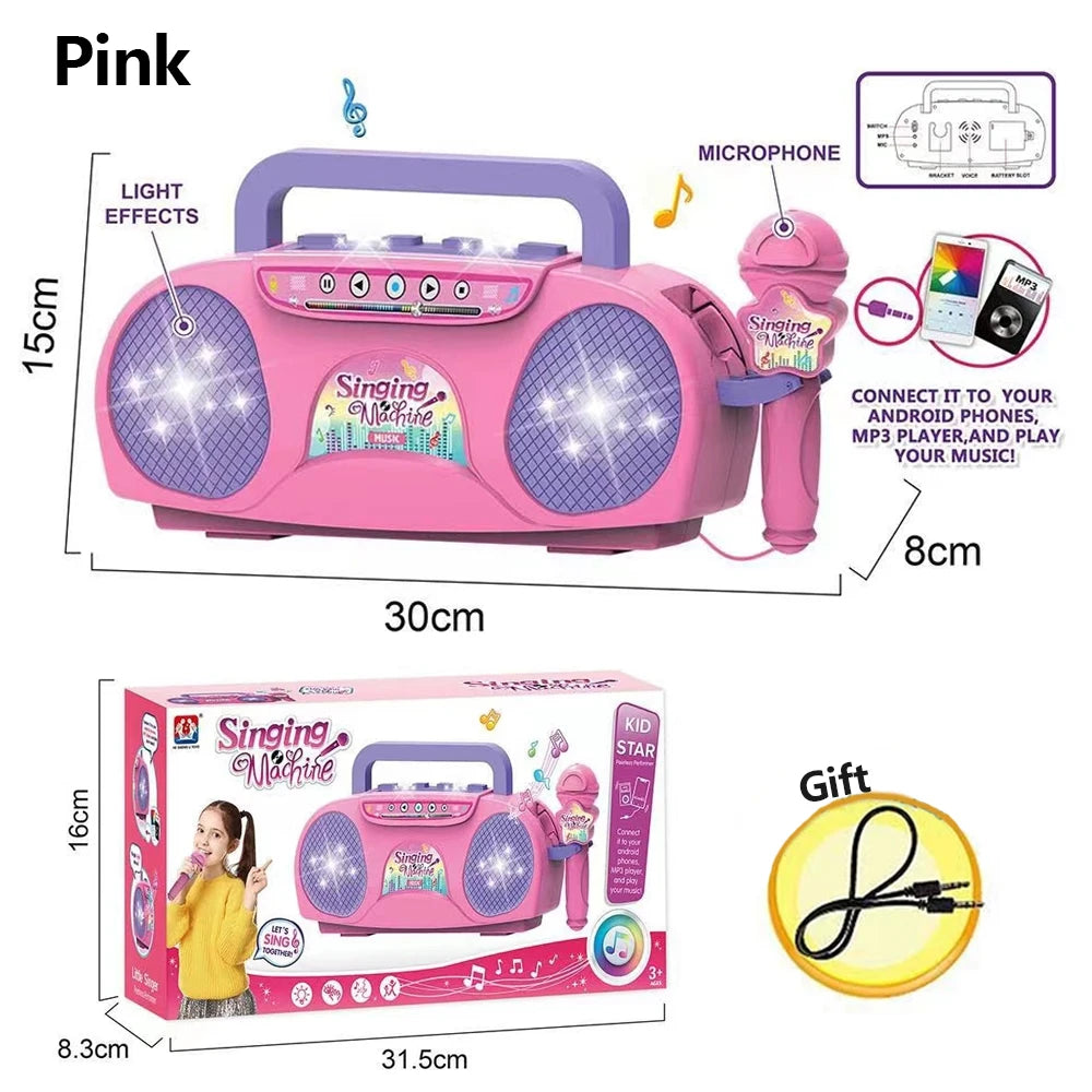 Kinder Karaoke Microfoon – Zing & Speel Muziekspeelgoed (3-6 jaar)