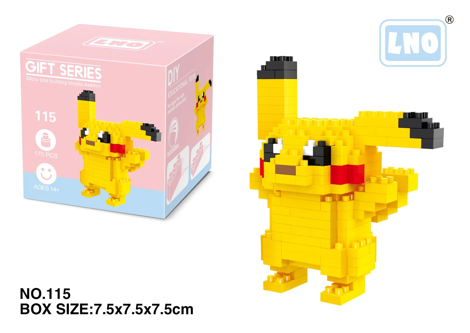 Pokemon Nanoblocks – Charizard & Kyogre Bouwset (14+ Jaar)