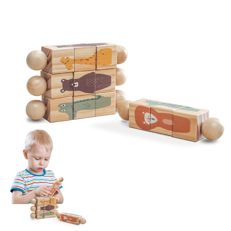 Houten Montessori Raket Speelgoed – Educatief & Creatief – 4+