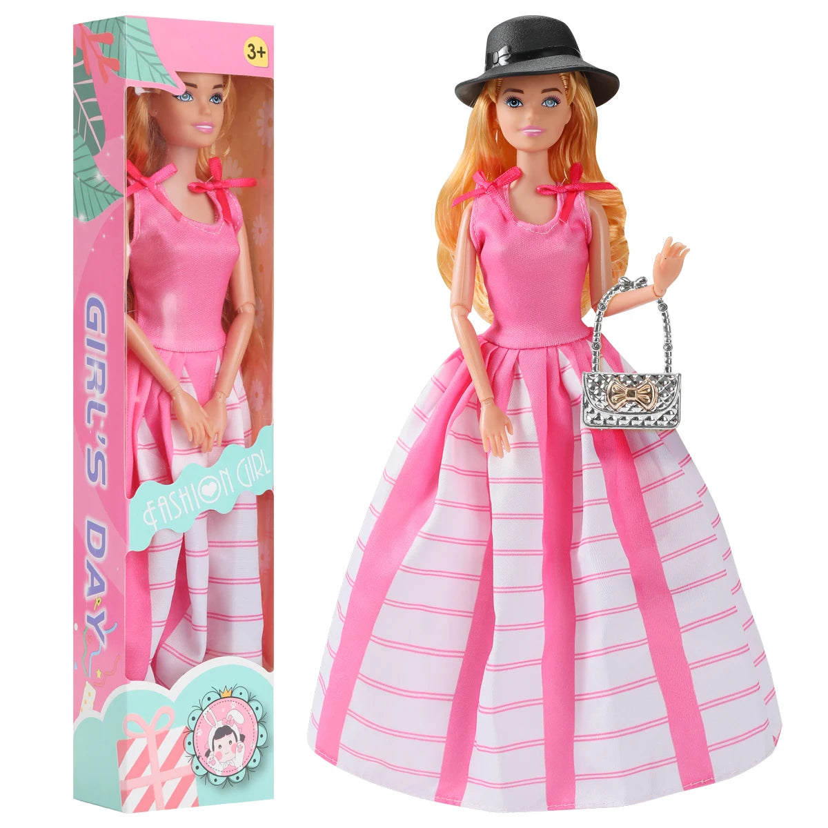 Modieuze Barbie Pop 30cm – Flexibele Speelpop met Outfit