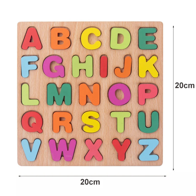 Montessori Houten Puzzel – Leren voor Baby’s & Peuters (1-4 jaar)