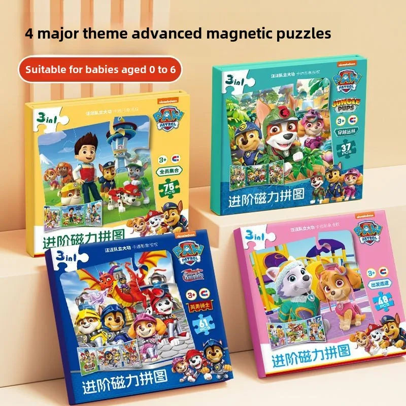 Paw Patrol Magnetische Puzzel – Educatief Speelgoed (3-12 jaar)