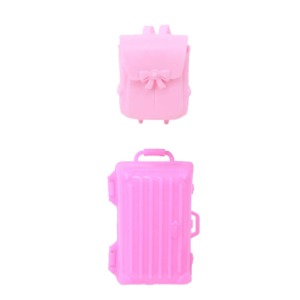 Popaccessoires Set – Kleding, Sieraden & Reiskoffer voor Barbie 30cm