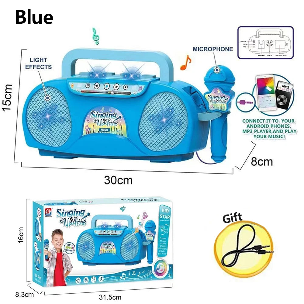 Kinder Karaoke Microfoon – Zing & Speel Muziekspeelgoed (3-6 jaar)