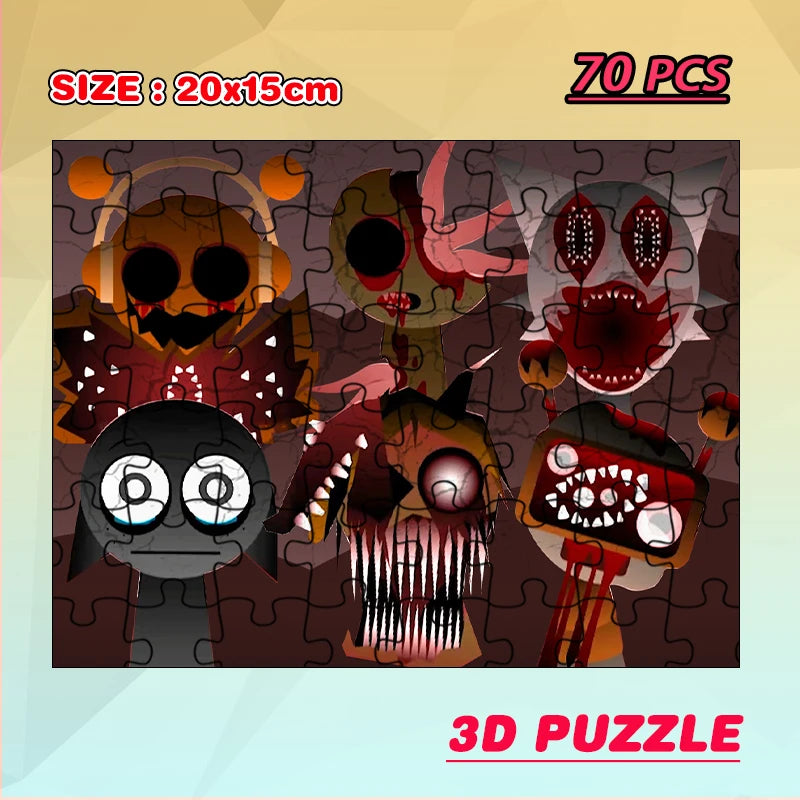 Sprunki 3D Puzzel – Incredibox Cartoon Model (14+ jaar)