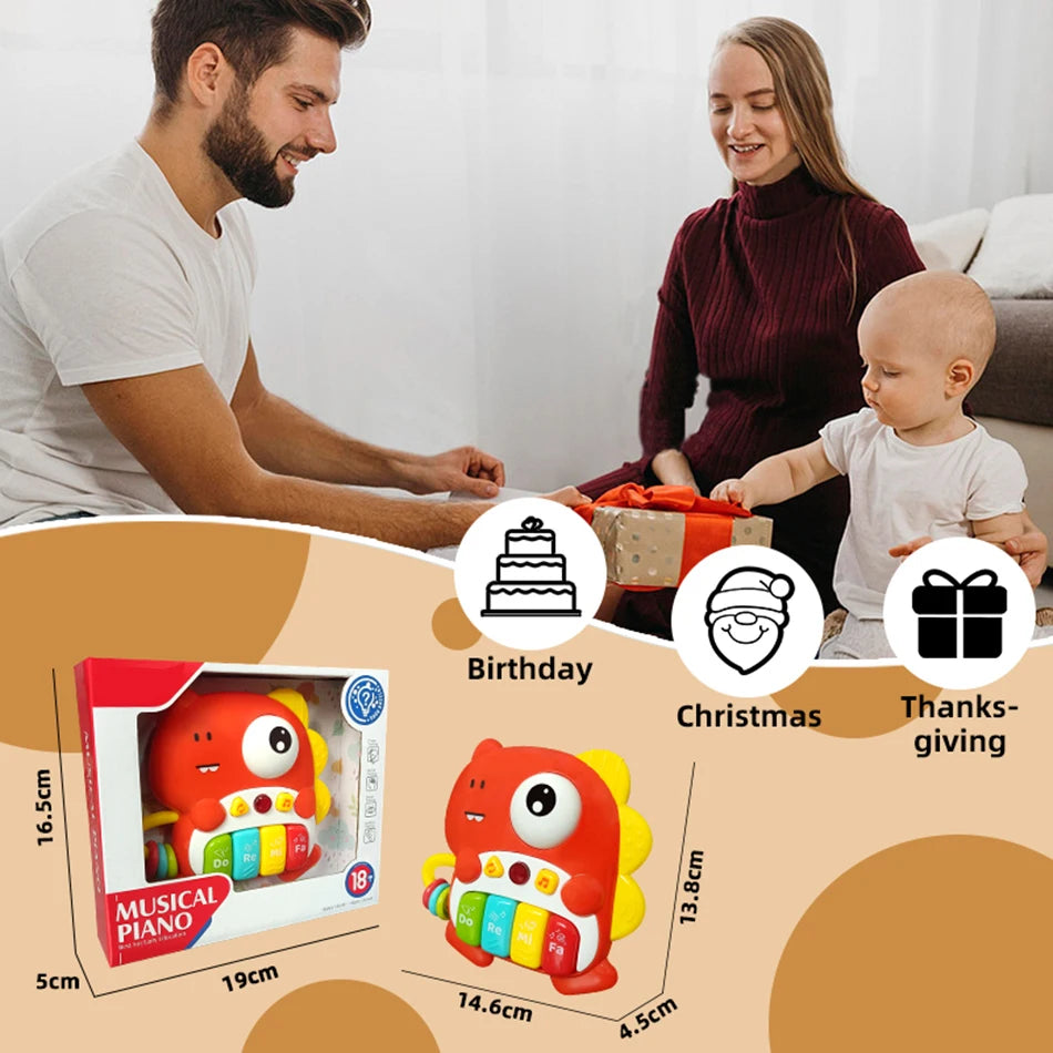 Baby Elektronische Piano – Muziekspeelgoed voor 0-3 Jaar