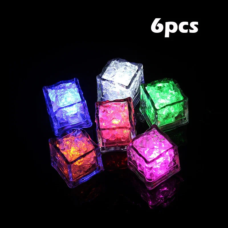 6/12PCS Babybadje Bad LED Light Up
