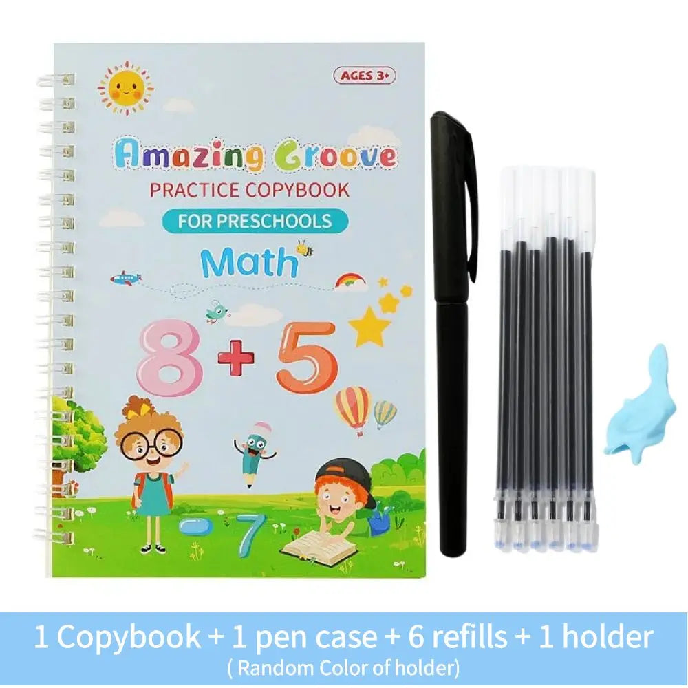 Magisch Kopieerboek Kind – Herbruikbaar Oefen- & Tekenboek 3-12 Jaar