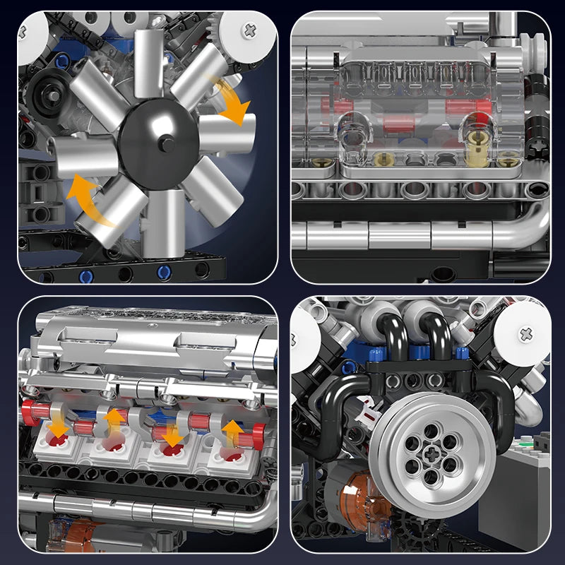 Mold King 10088 Technische Bouwset – Gemotoriseerd LEGO Model (14+)