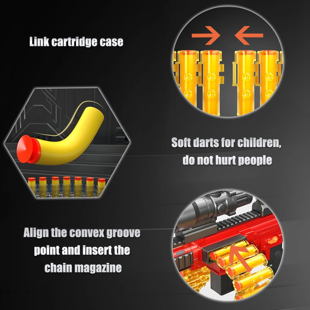 VATOS Blaster Speelgoedpistool – Foam Shell Worp voor Kinderen