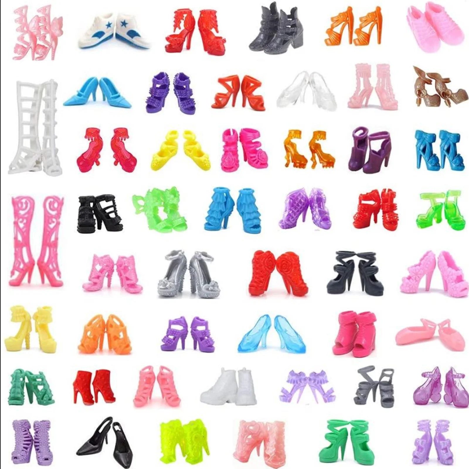 Popaccessoires Set – Kleding, Sieraden & Reiskoffer voor Barbie 30cm