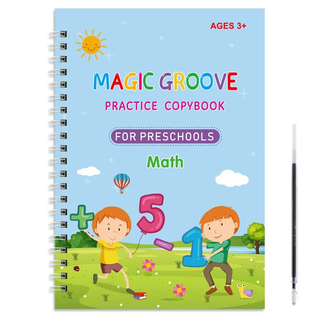 Magic Copybook Kind – Schrijf- en Tekenoefeningen (0-6 Jaar)