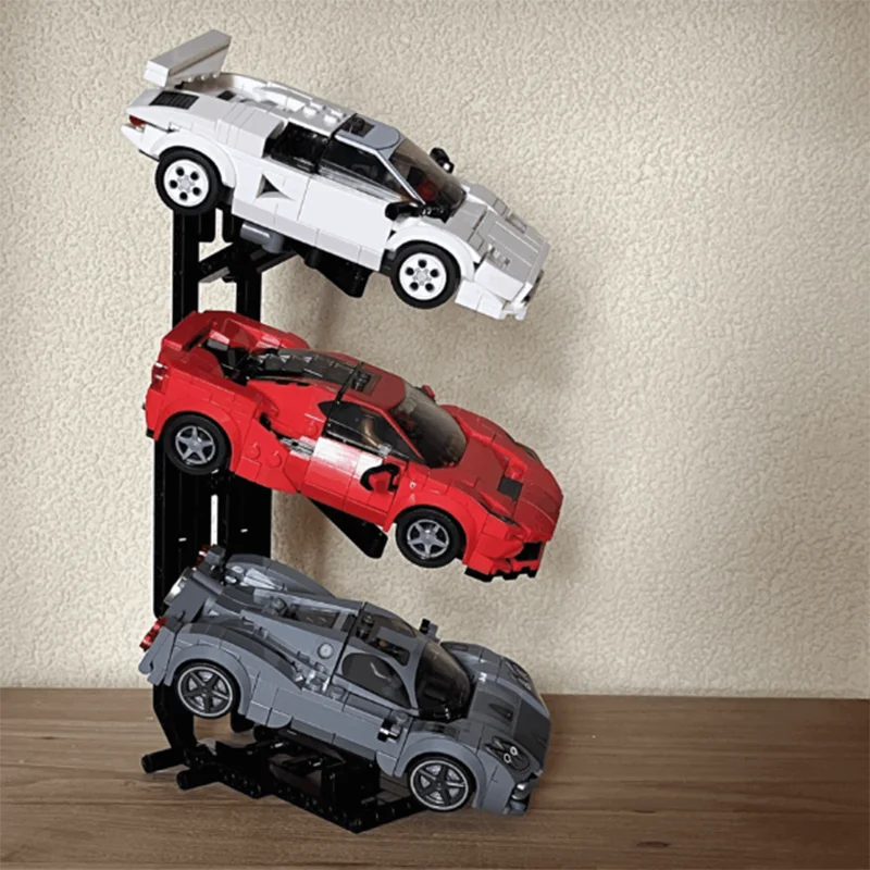 MOC Speed Champions XL Displaystandaard – Voor LEGO Raceauto’s