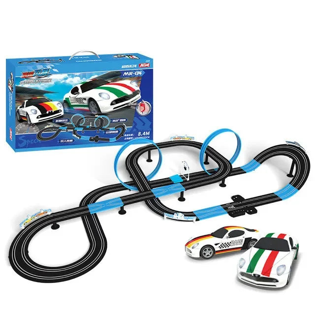 Elektrische Racebaan met 2 Auto’s & Controllers – Race Speelgoedset