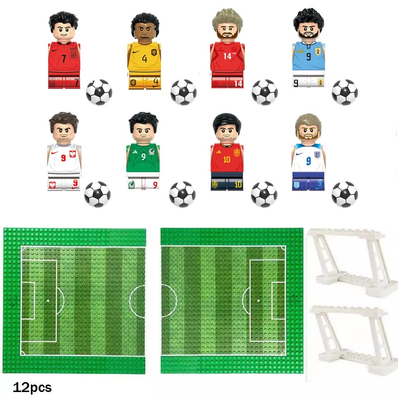 Tafelvoetbal Bouwset – Voetbalstadion & Wereldteam (14+ jaar)