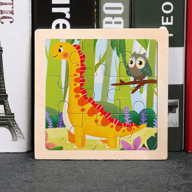 Houten Dierenpuzzel voor Kinderen – Educatief & Duurzaam (3-6 jr)