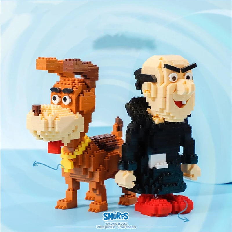 BALODY Smurfen Bouwstenen – Gargamel & Smurfette Set (LEGO compatibel)
